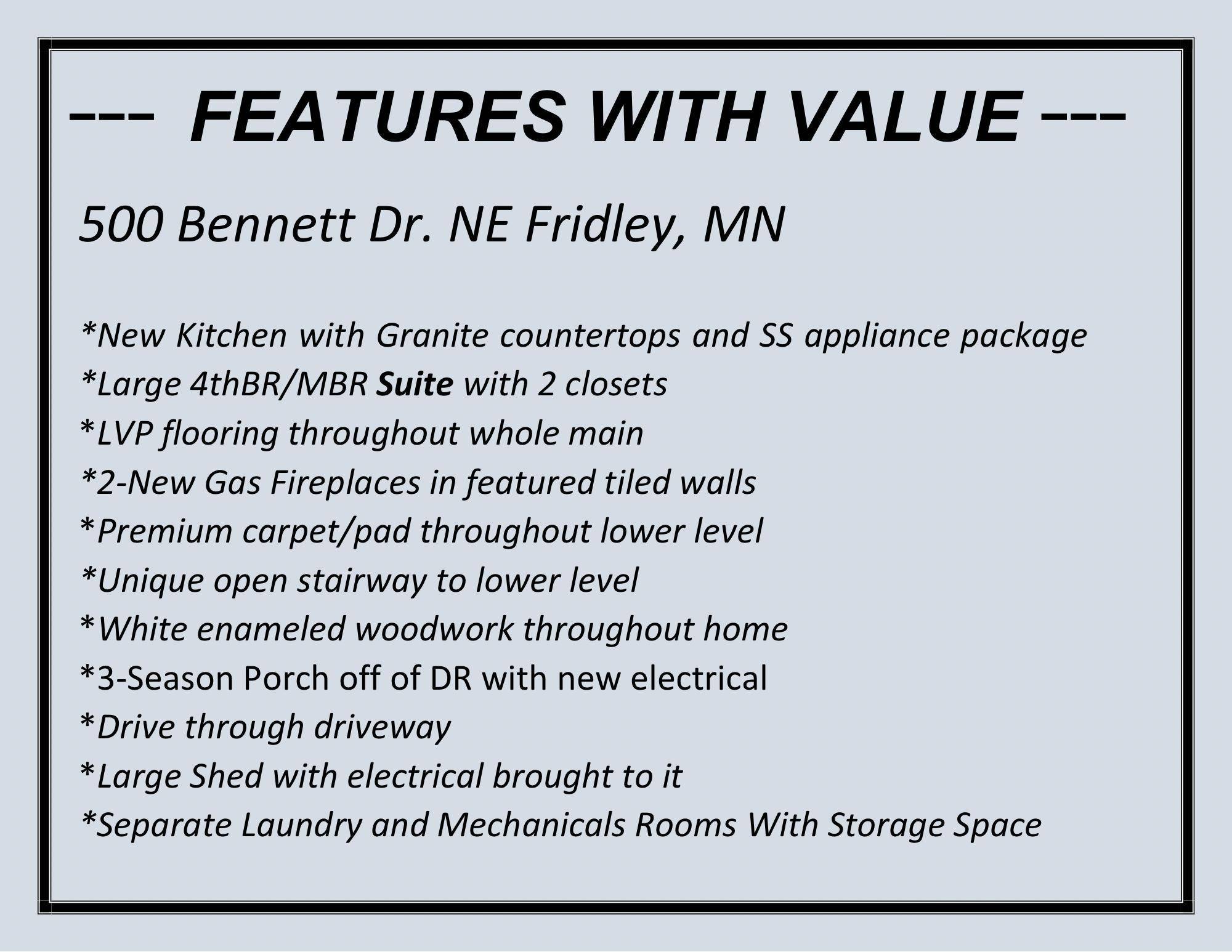 500 Bennett DR NE, Fridley, MN 55432