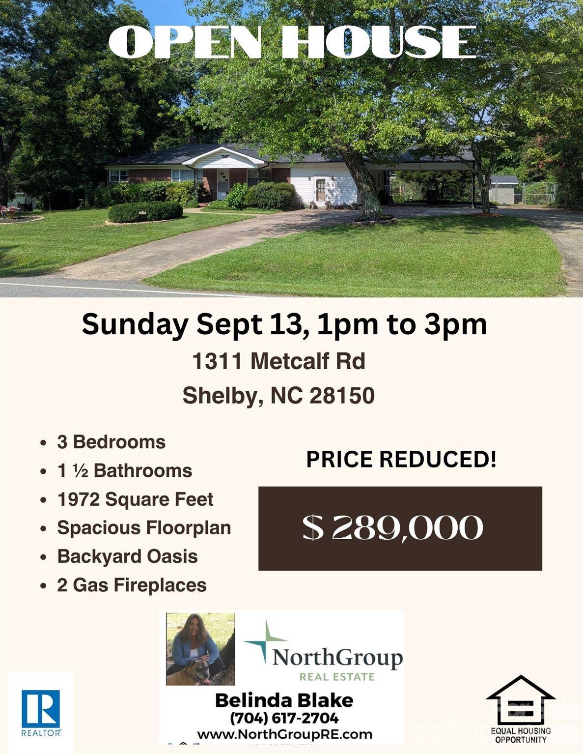 1311 Metcalf RD, Shelby, NC 28150