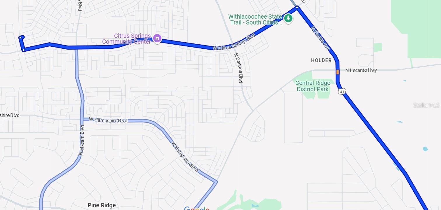3420 W ELDRIDGE DR, Citrus Springs, FL 34433