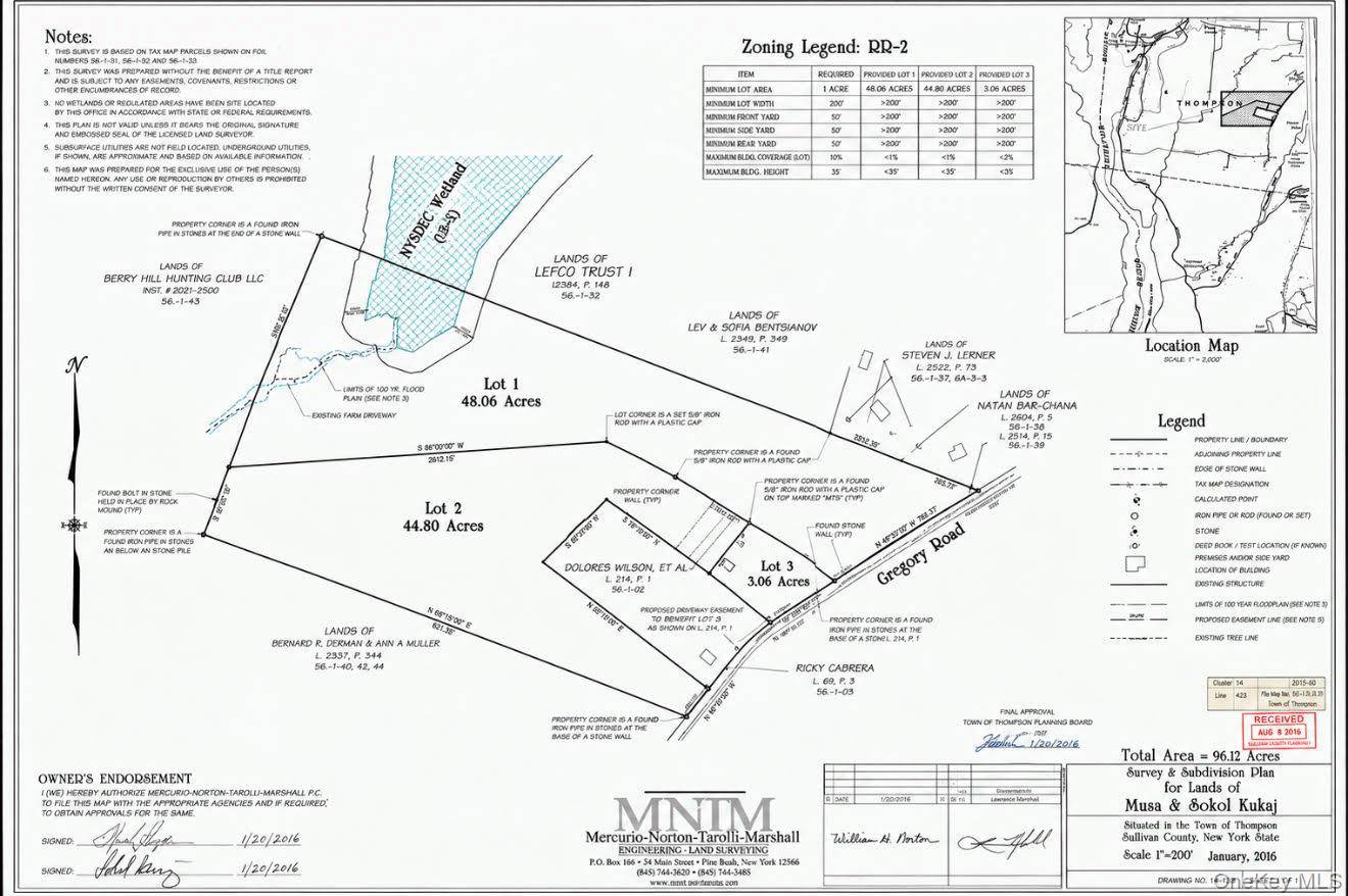 Gregory RD, Monticello, NY 12701