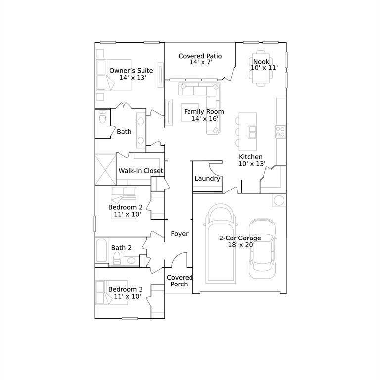 2737 Wispy Creek Drive, Fort Worth, TX 76108