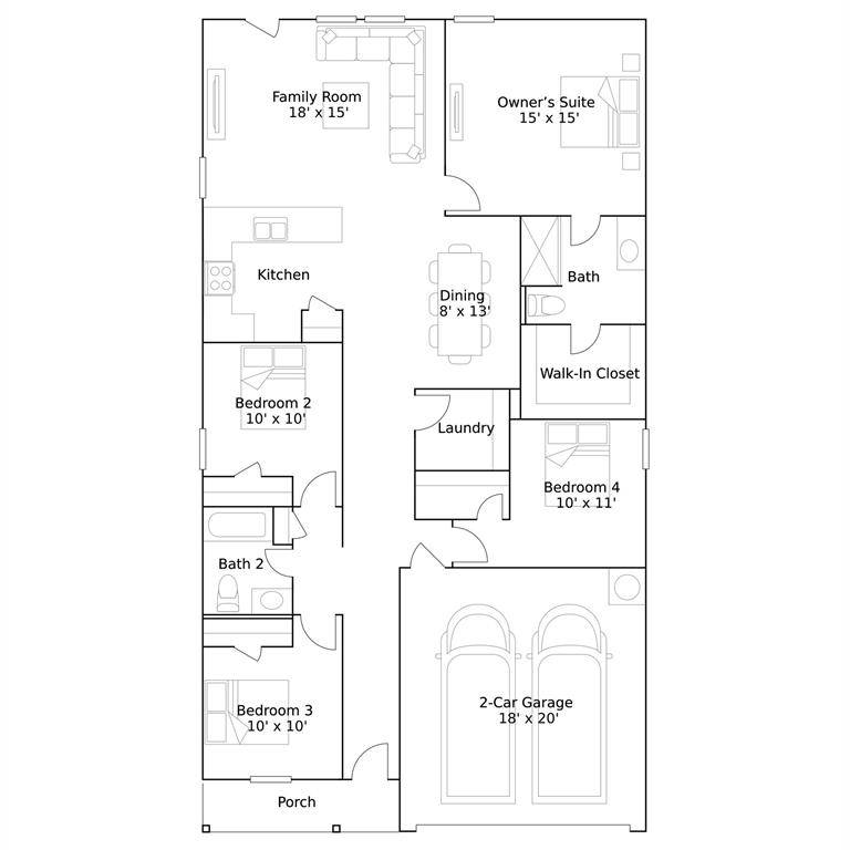 1208 Whisperwood Drive, Keene, TX 76031