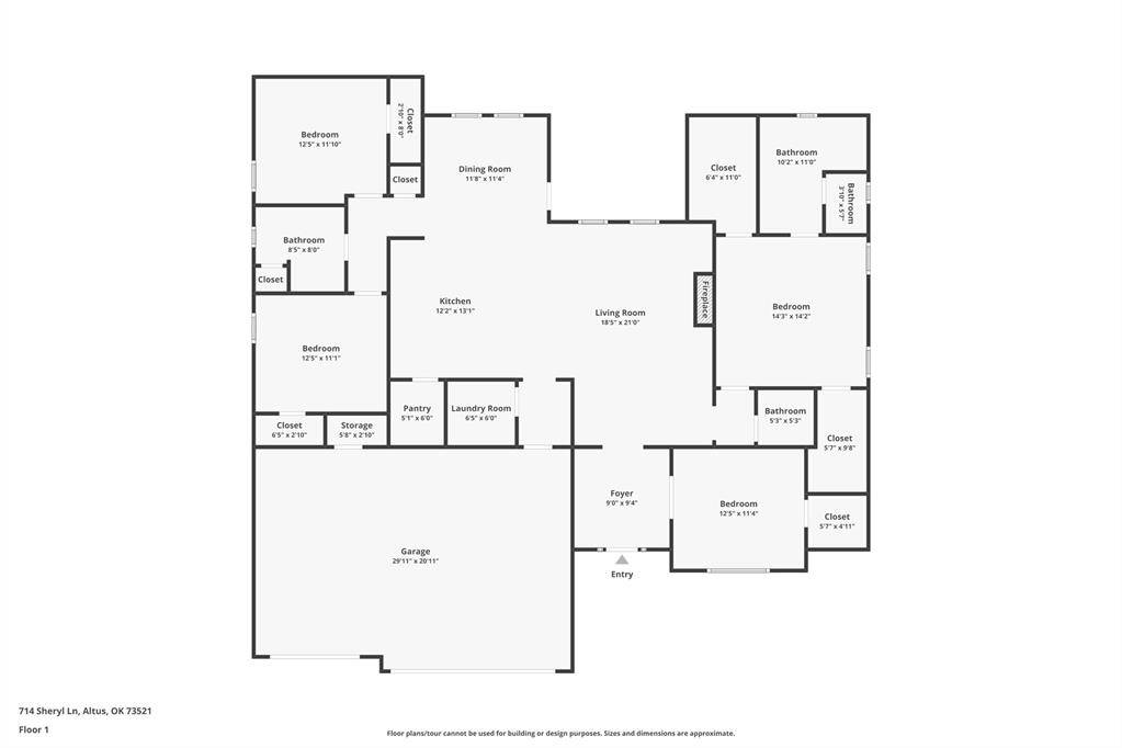 714 Sheryl LN, Altus, OK 73521