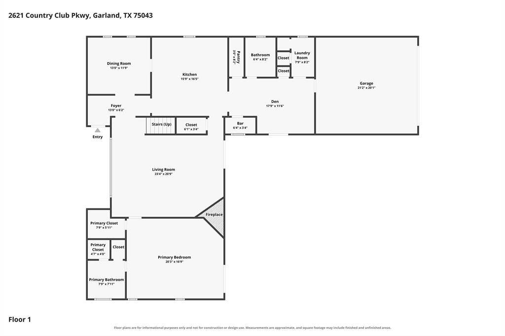 2621 Country Club Parkway, Garland, TX 75043
