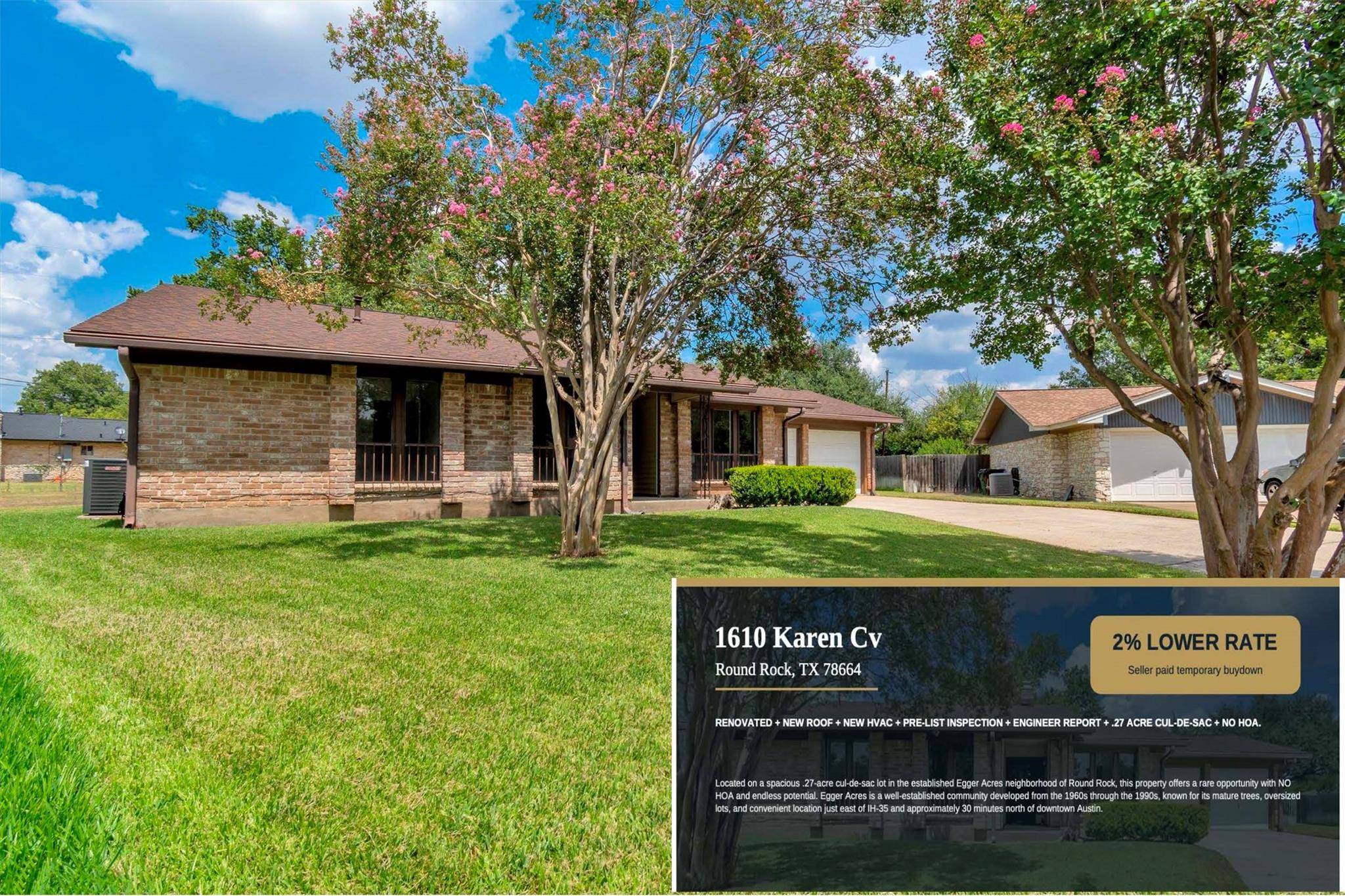 1610 Karen CV, Round Rock, TX 78664