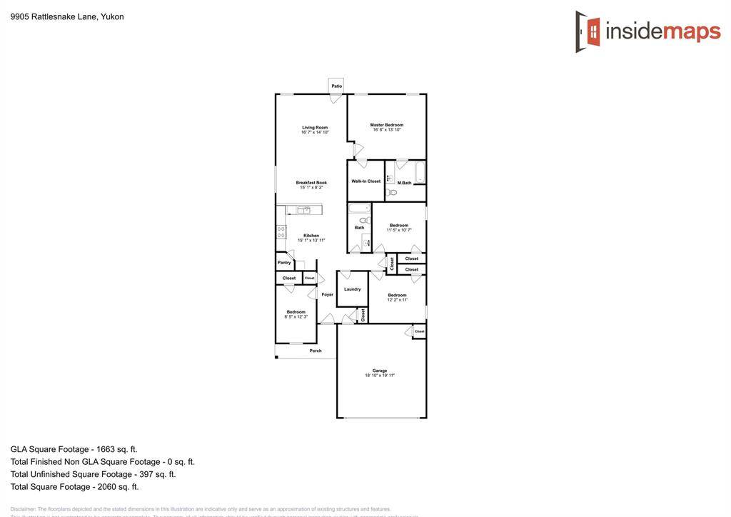 9905 Rattlesnake LN, Yukon, OK 73099