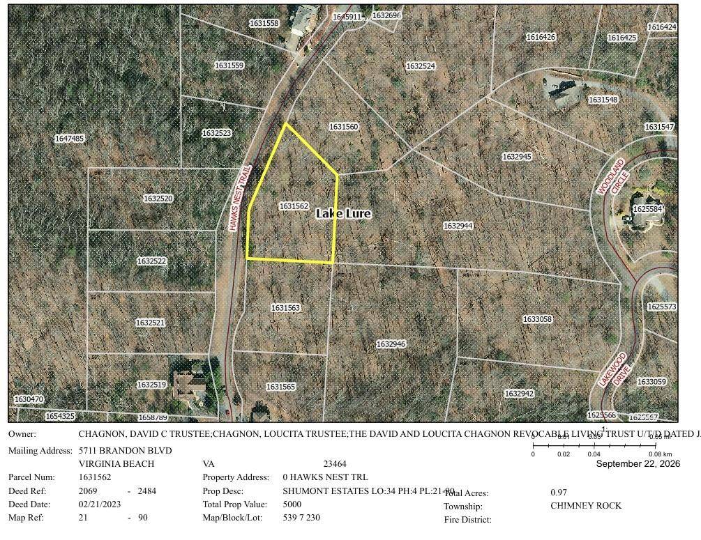 Lot 34 Hawks Nest TRL, Lake Lure, NC 28746