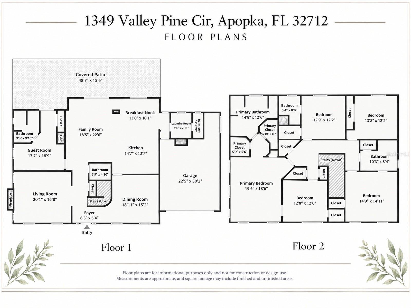 1349 VALLEY PINE CIR, Apopka, FL 32712
