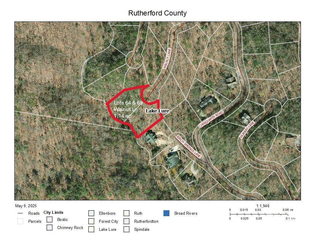 Lot 64 & 65 Walnut LN, Lake Lure, NC 28746