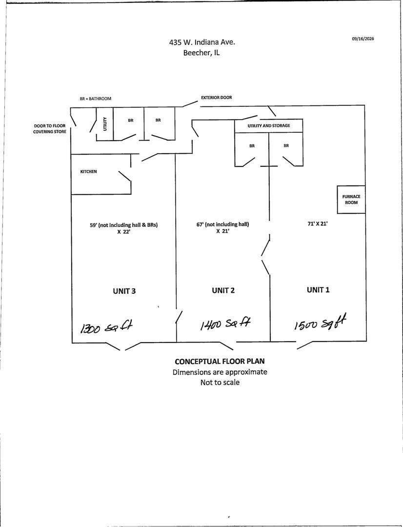 435 W Indiana AVE, Beecher, IL 60401