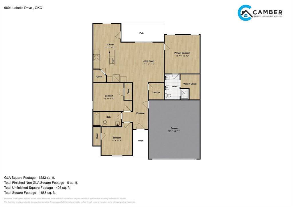 8020 Labelle DR, Warr Acres, OK 73132