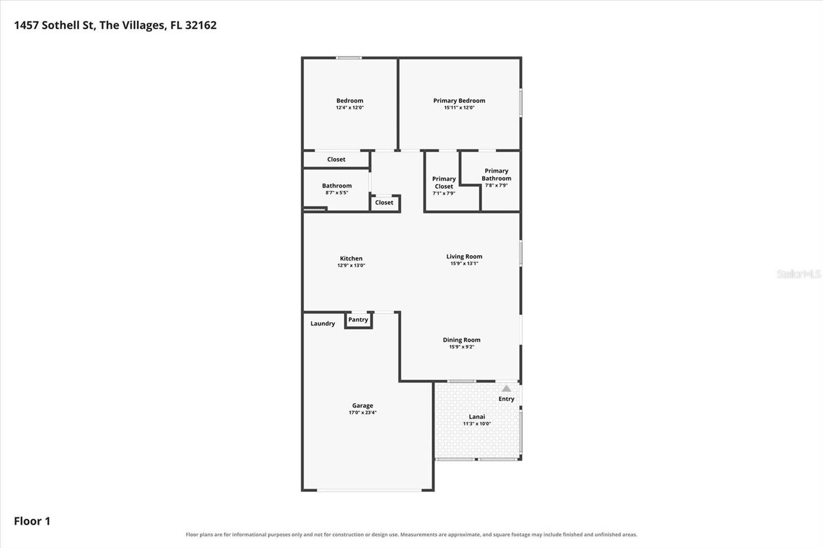 1457 SOTHELL ST, The Villages, FL 32162