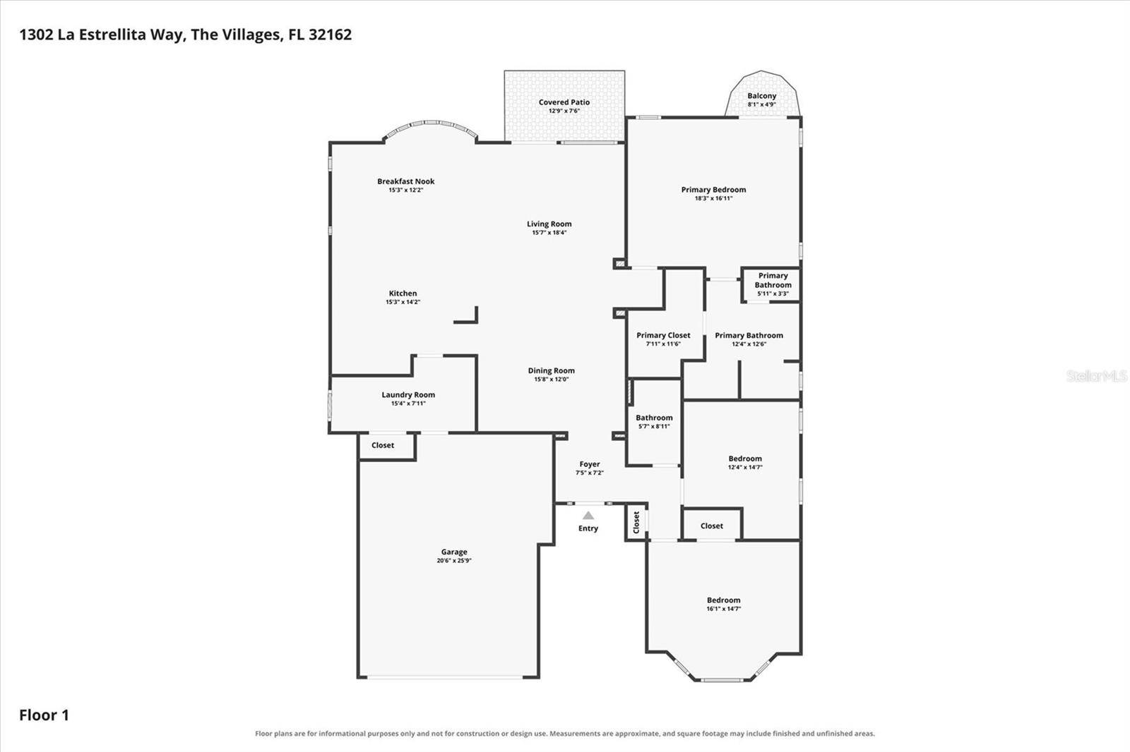 1302 LA ESTRELLITA WAY, The Villages, FL 32162