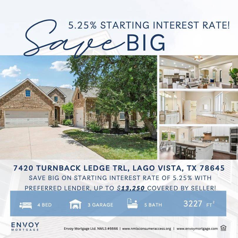 7420 Turnback Ledge TRL, Lago Vista, TX 78645
