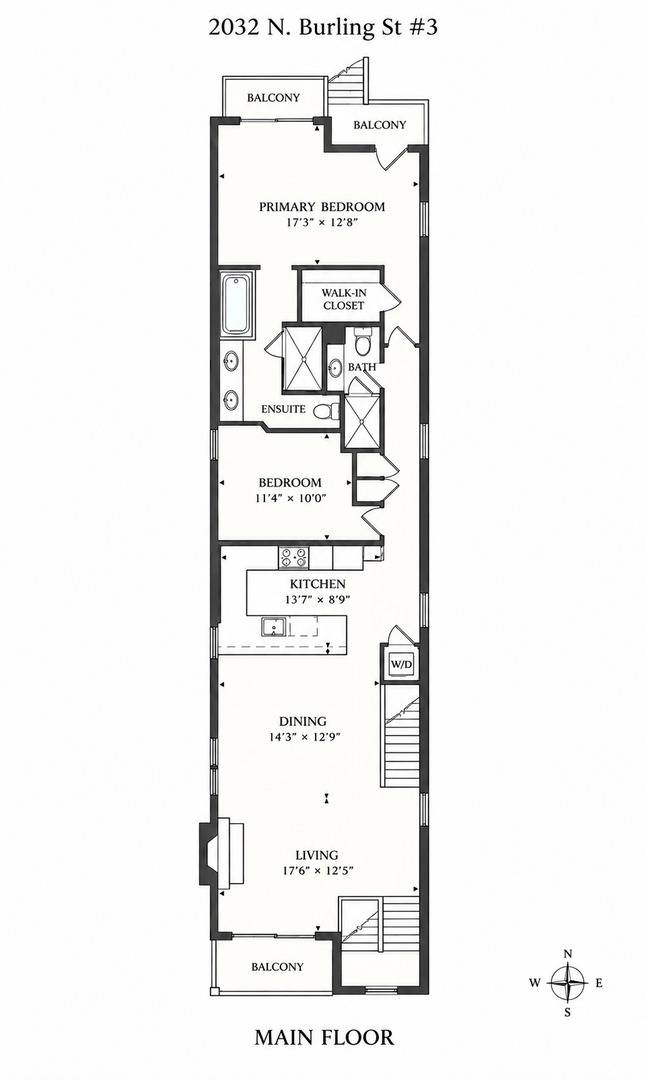 2032 N BURLING ST #3, Chicago, IL 60614