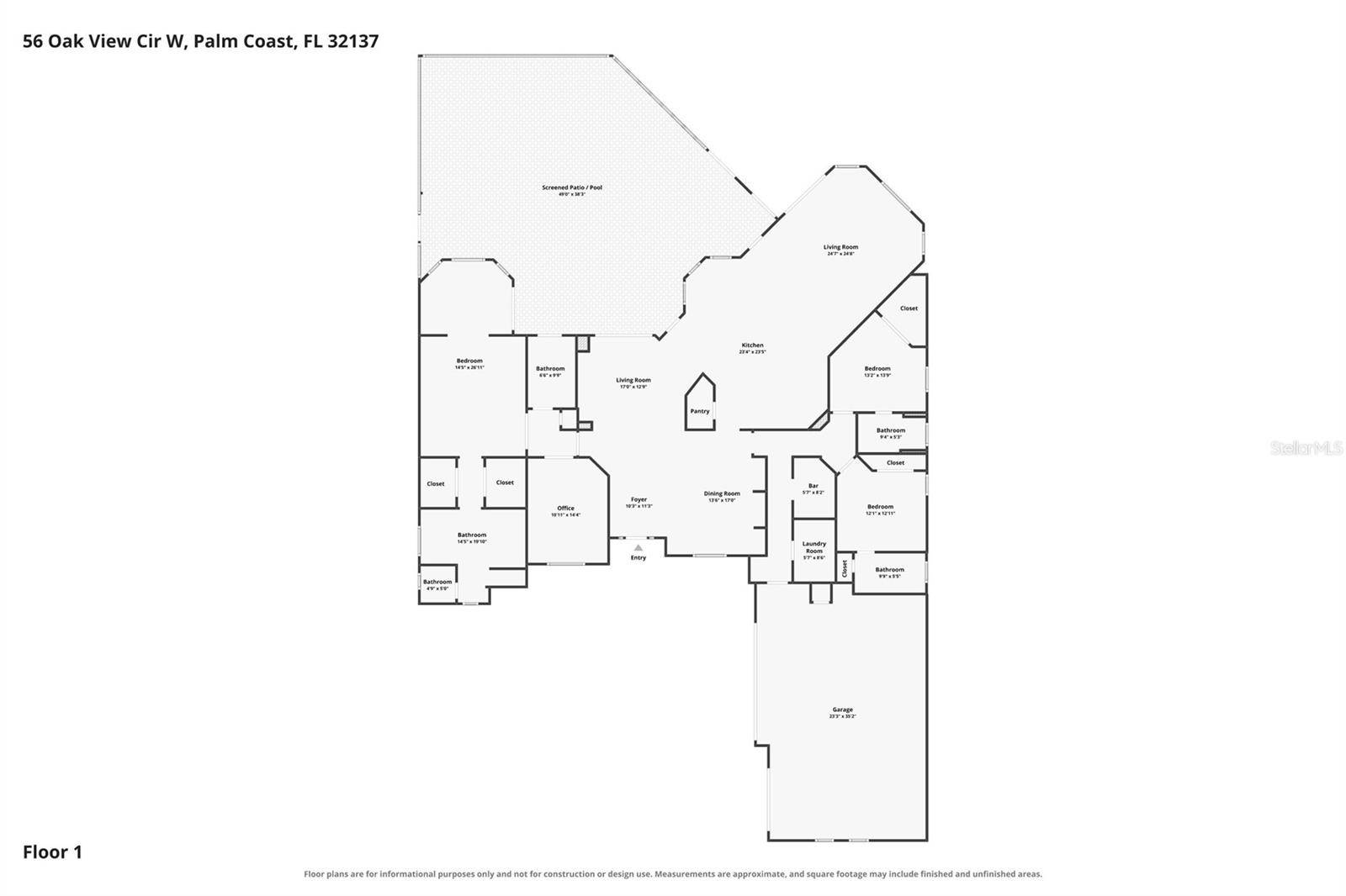 56 OAK VIEW CIR W, Palm Coast, FL 32137