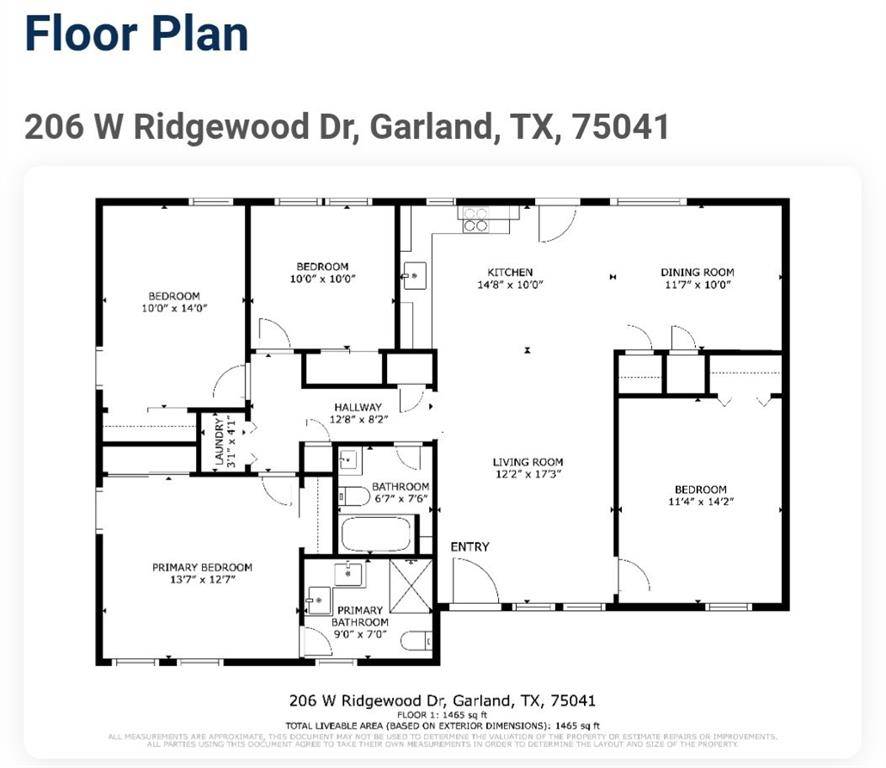 206 W Ridgewood Drive, Garland, TX 75041