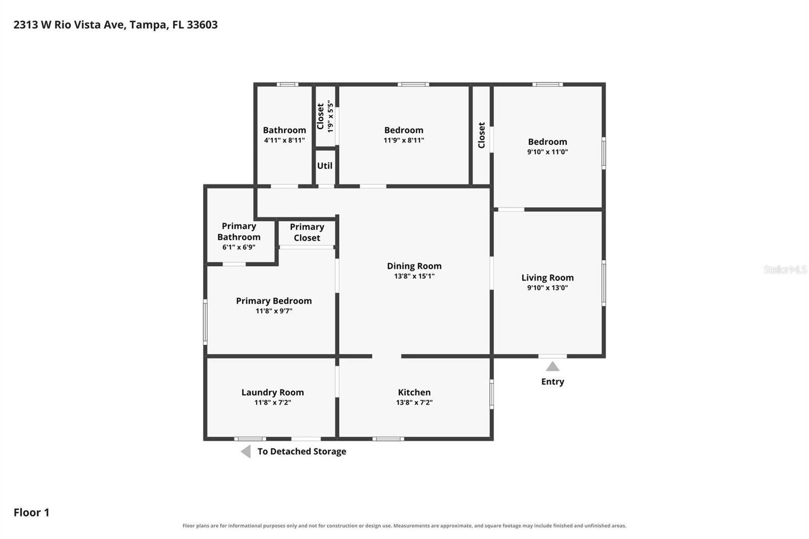 2313 W RIO VISTA AVE, Tampa, FL 33603