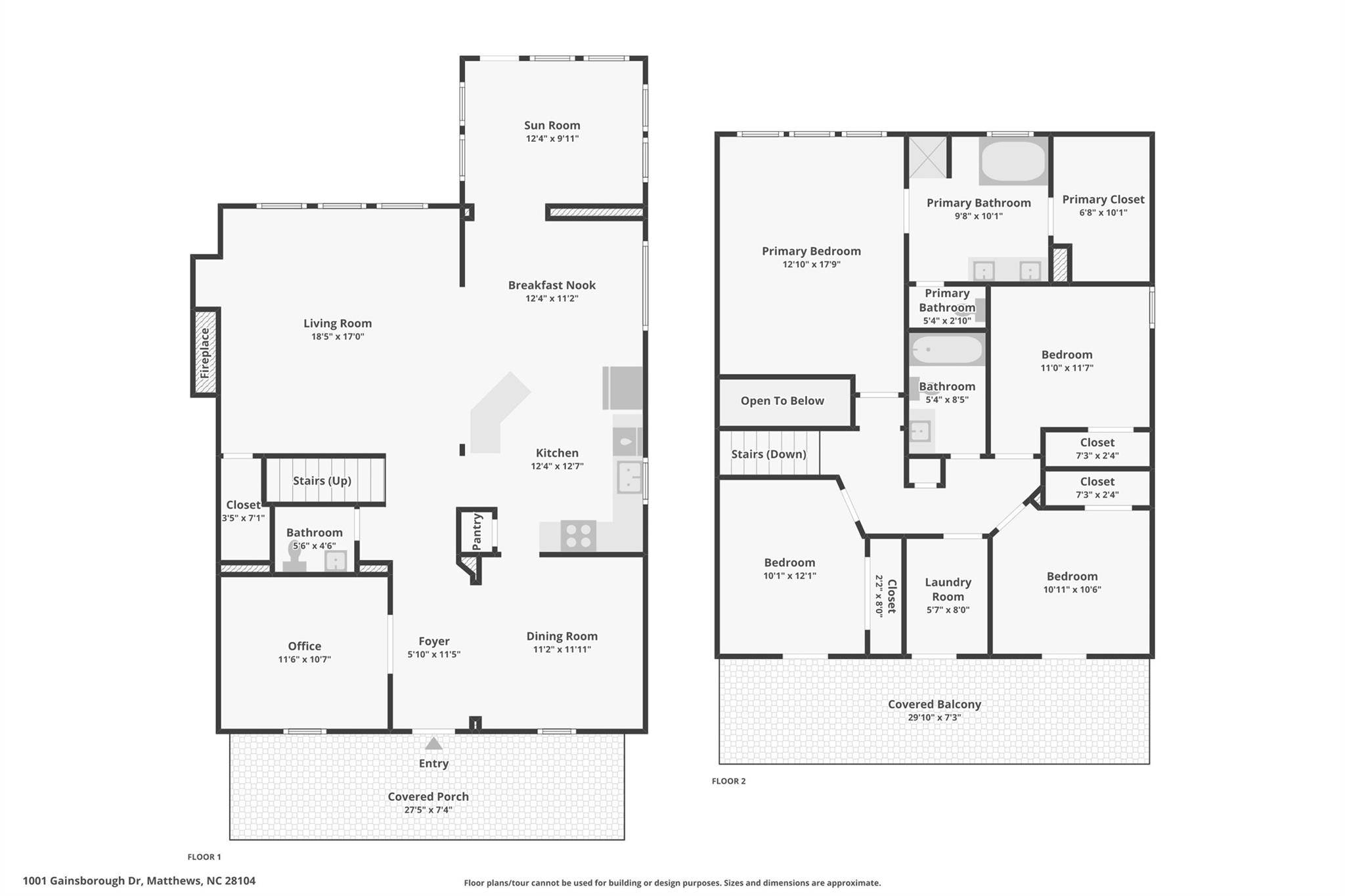1001 Gainsborough DR, Matthews, NC 28104