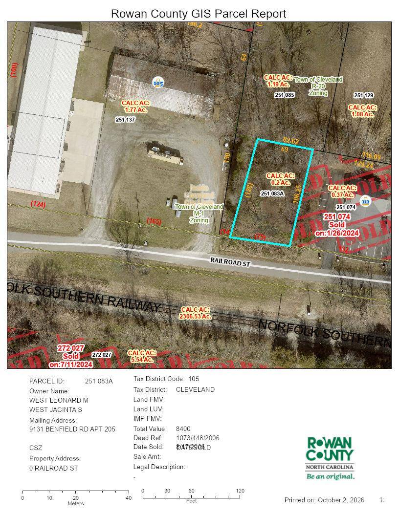 0 Railroad ST, Cleveland, NC 27013