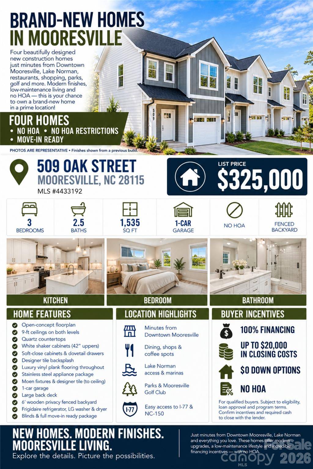 509 Oak ST, Mooresville, NC 28115