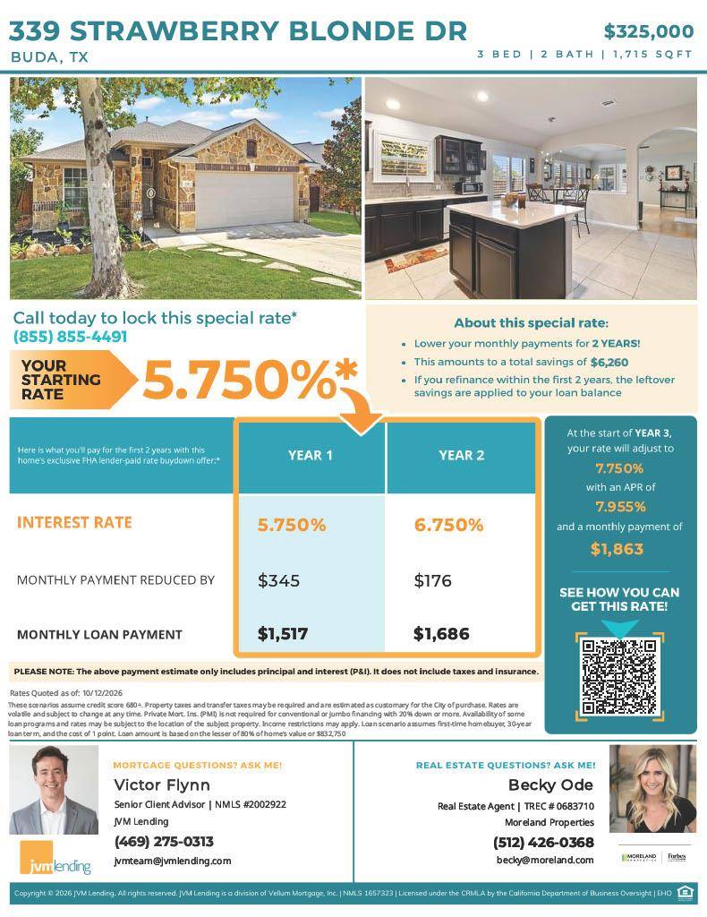 339 Strawberry Blonde DR, Buda, TX 78610