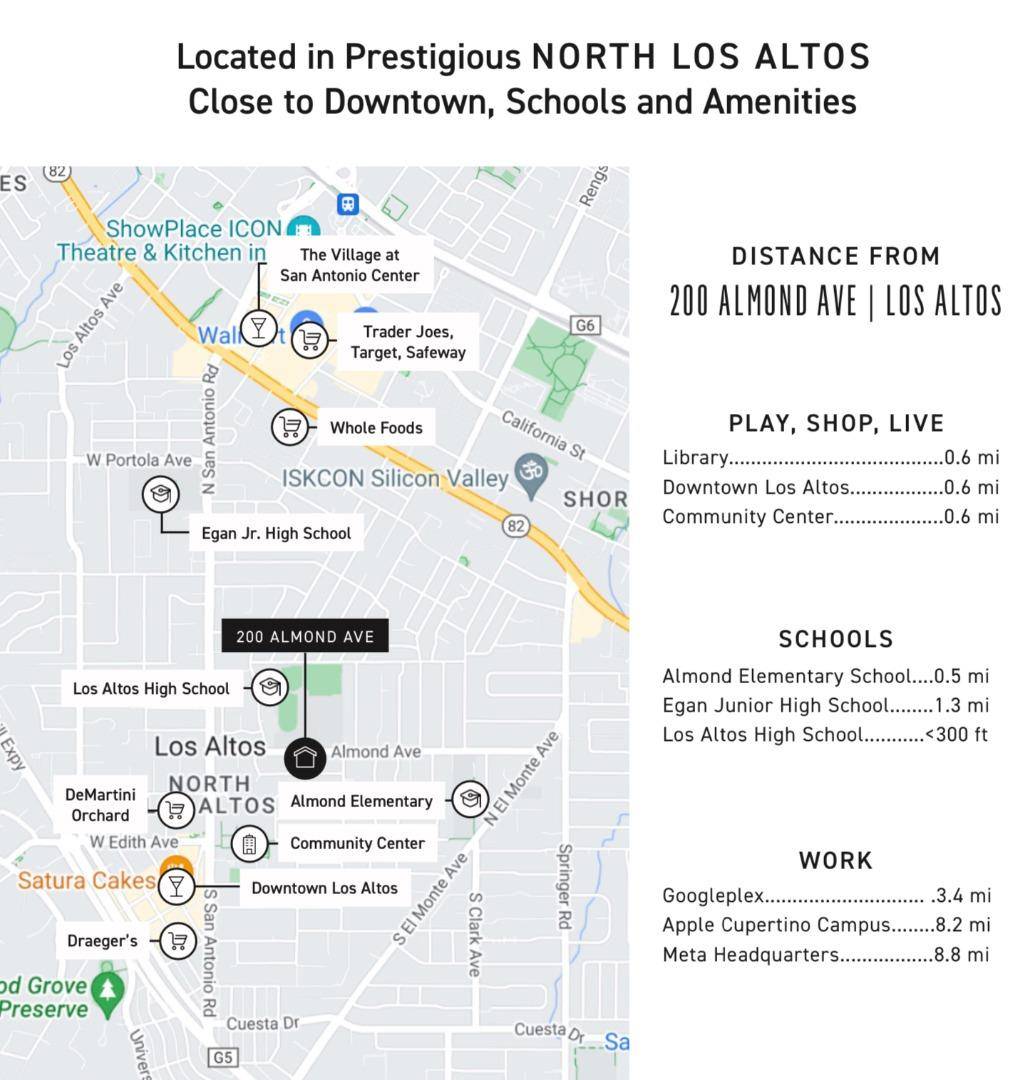Los Altos, CA 94022,200 Almond AVE