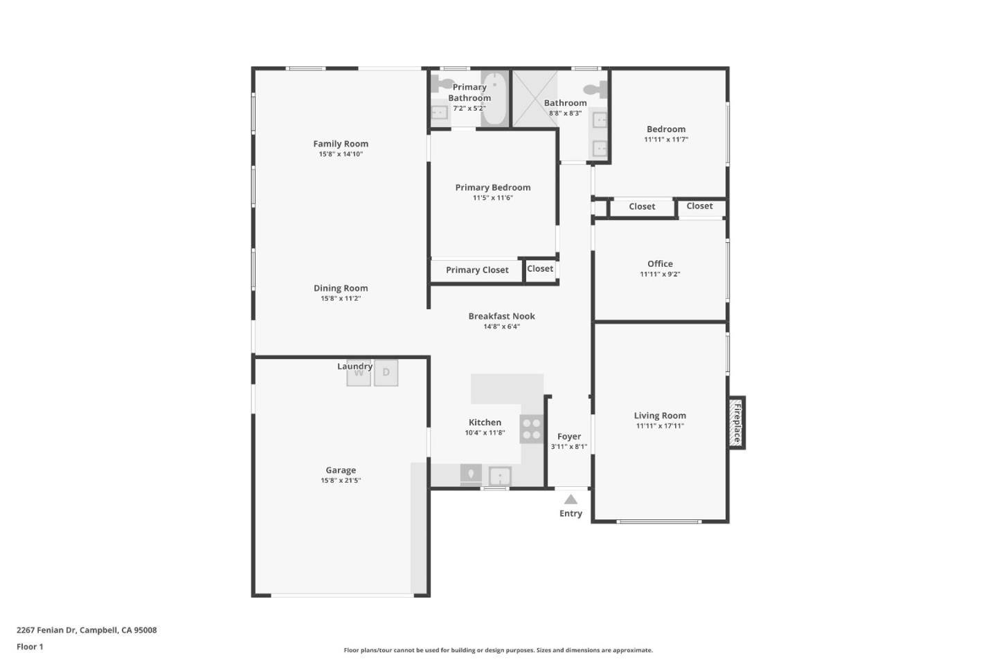Campbell, CA 95008,2267 Fenian DR