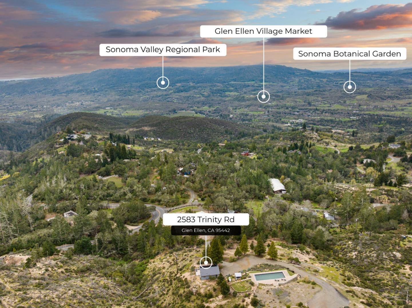 Glen Ellen, CA 95442,2583 Trinity RD