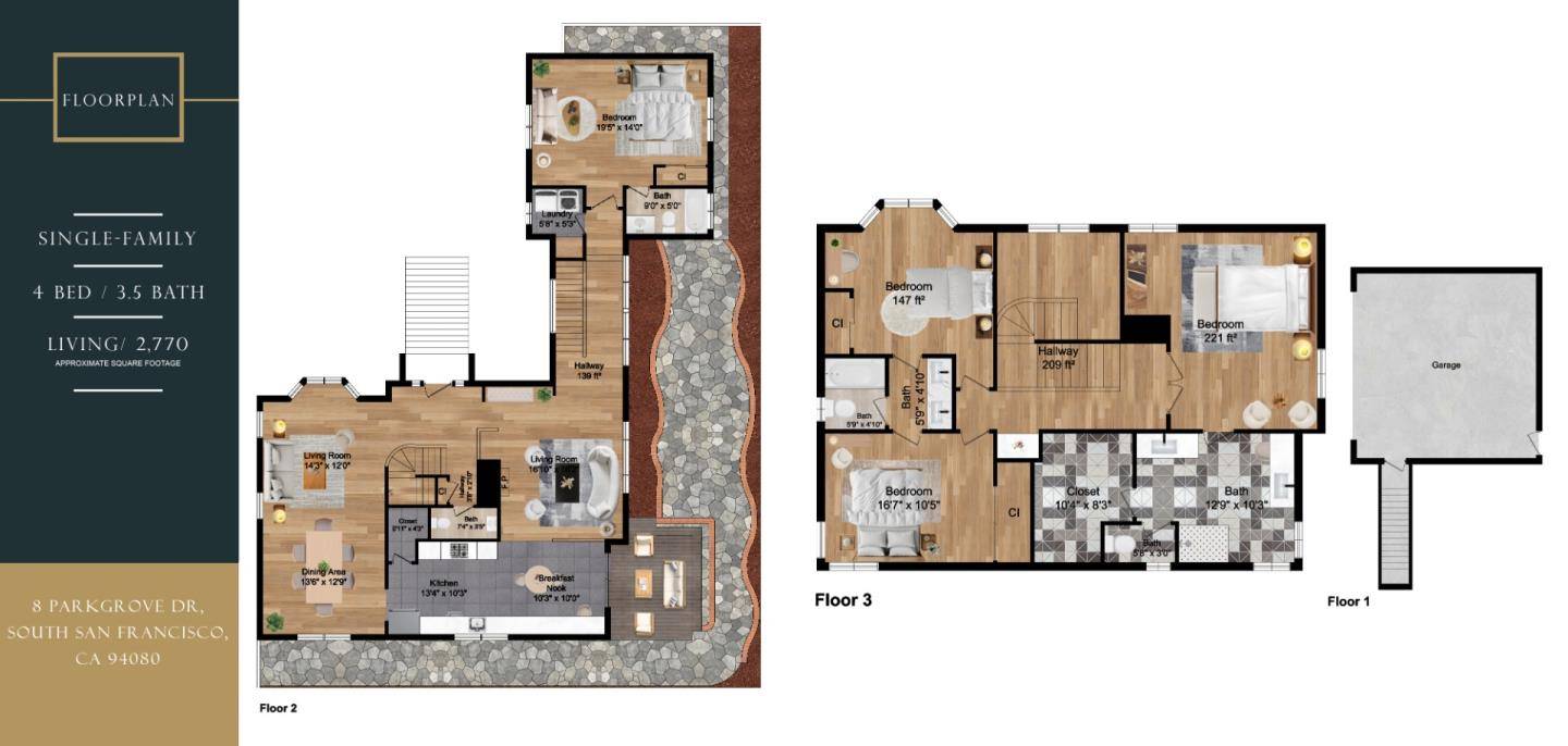 South San Francisco, CA 94080,8 Parkgrove DR