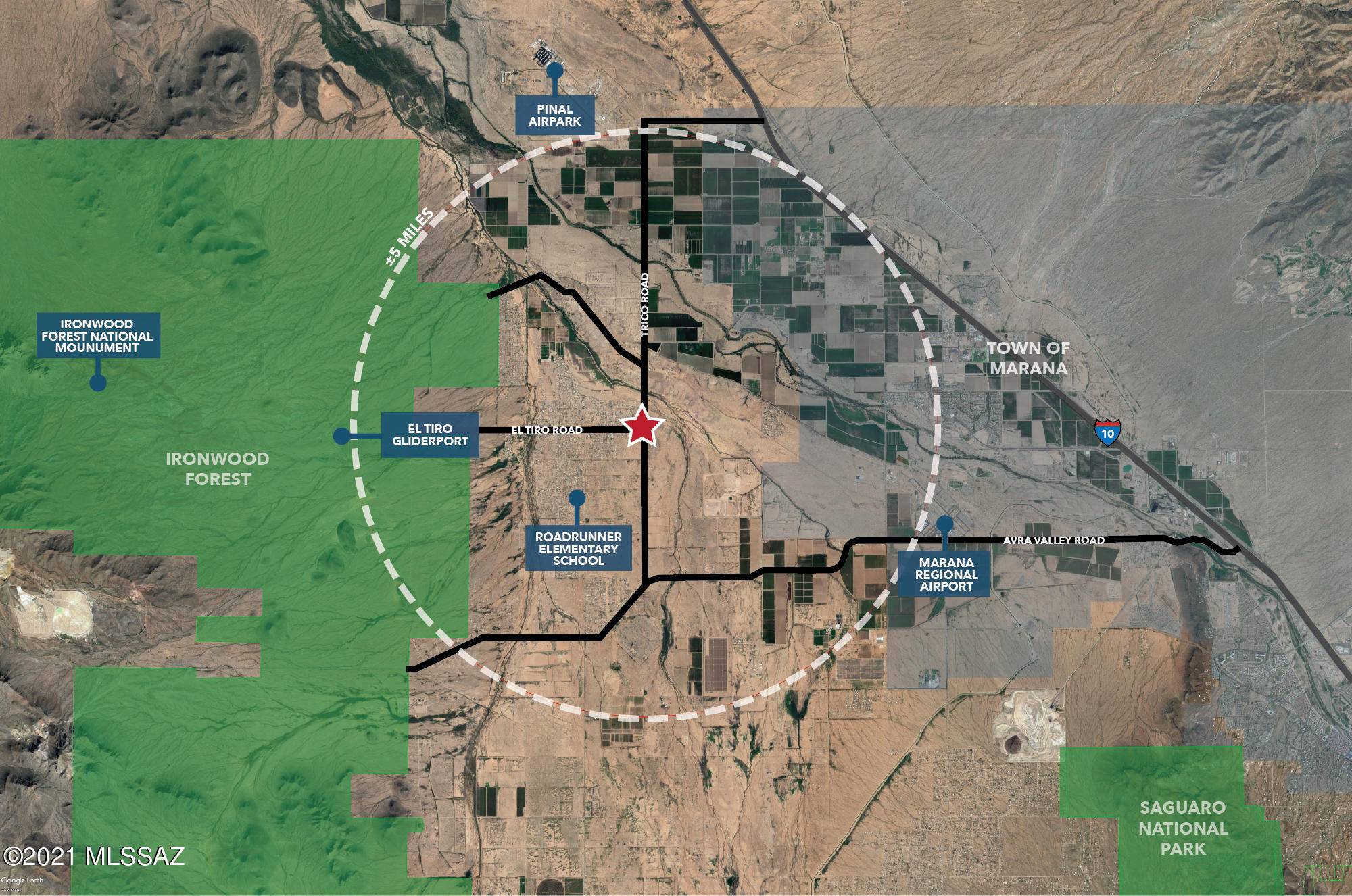 Marana, AZ 85653,+/-1 acre N Trico Road