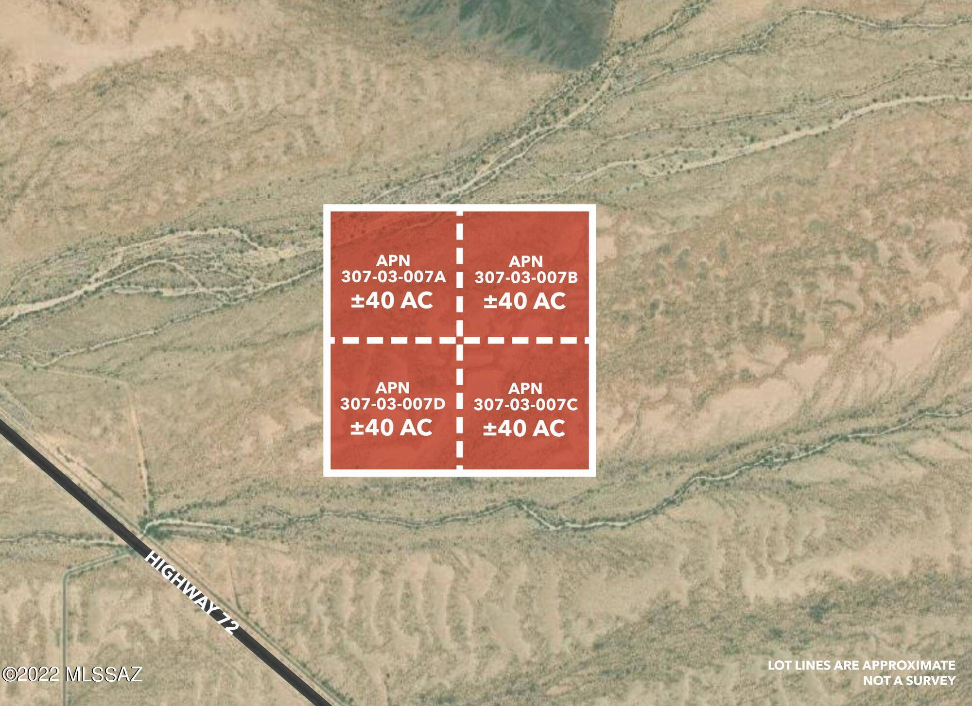 Bouse, AZ 85325,160acres N 47624 Street #A,B,C,D