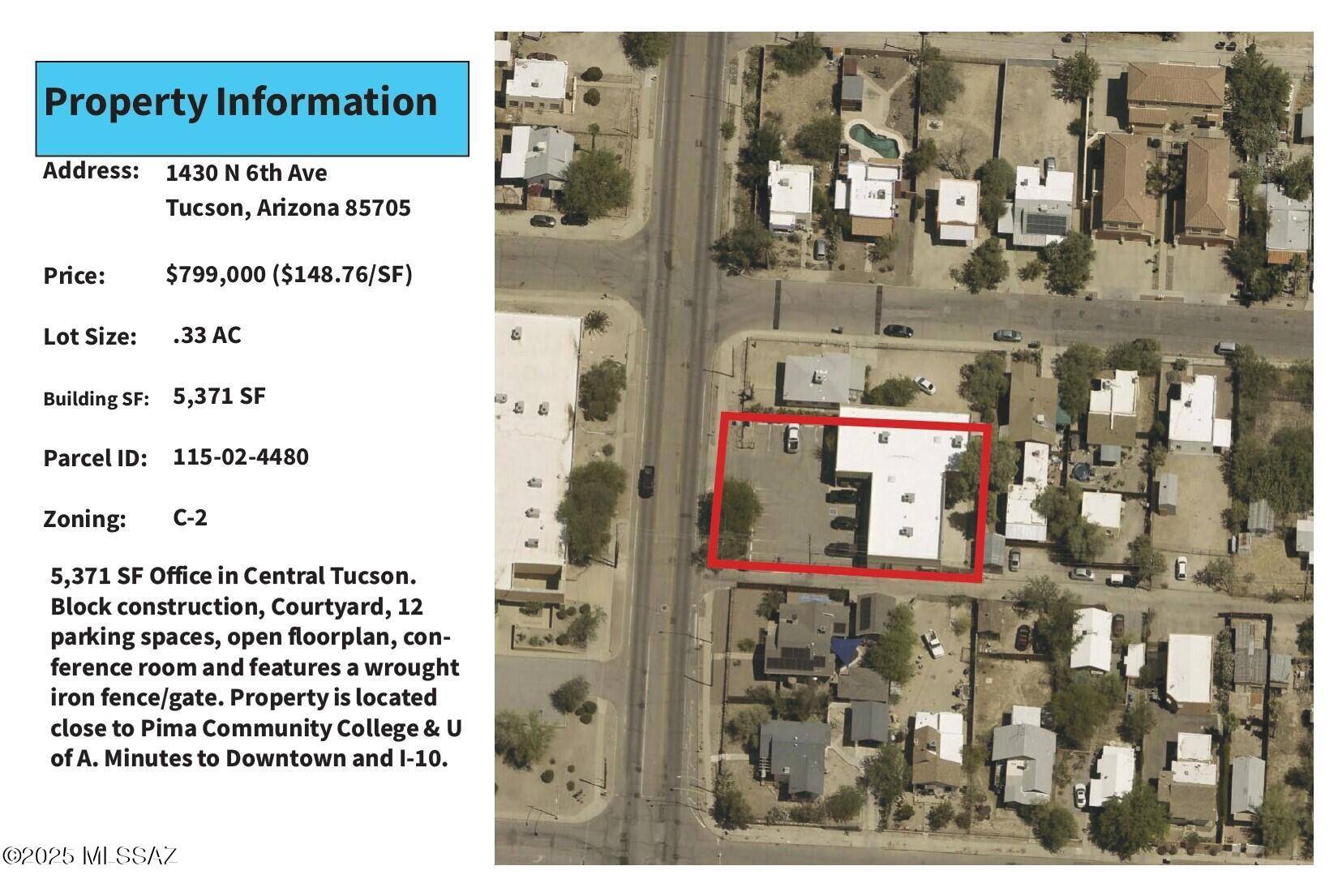 Tucson, AZ 85705,1430 N 6th Avenue