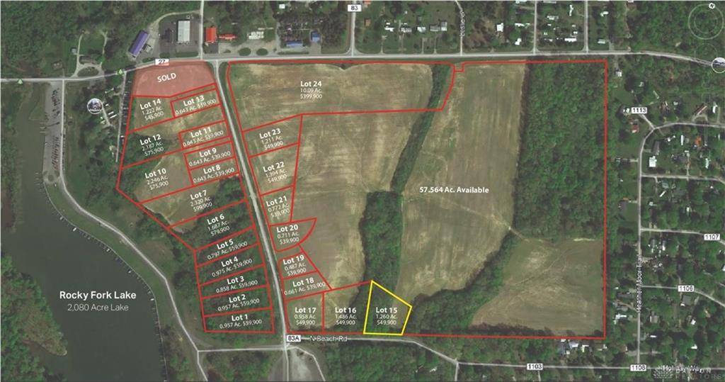 Hillsboro, OH 45133,Lot 15 North Shore Drive