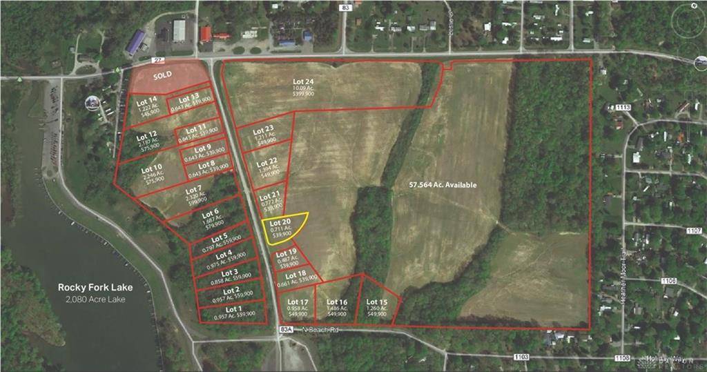 Hillsboro, OH 45133,Lot 20 North Shore Drive