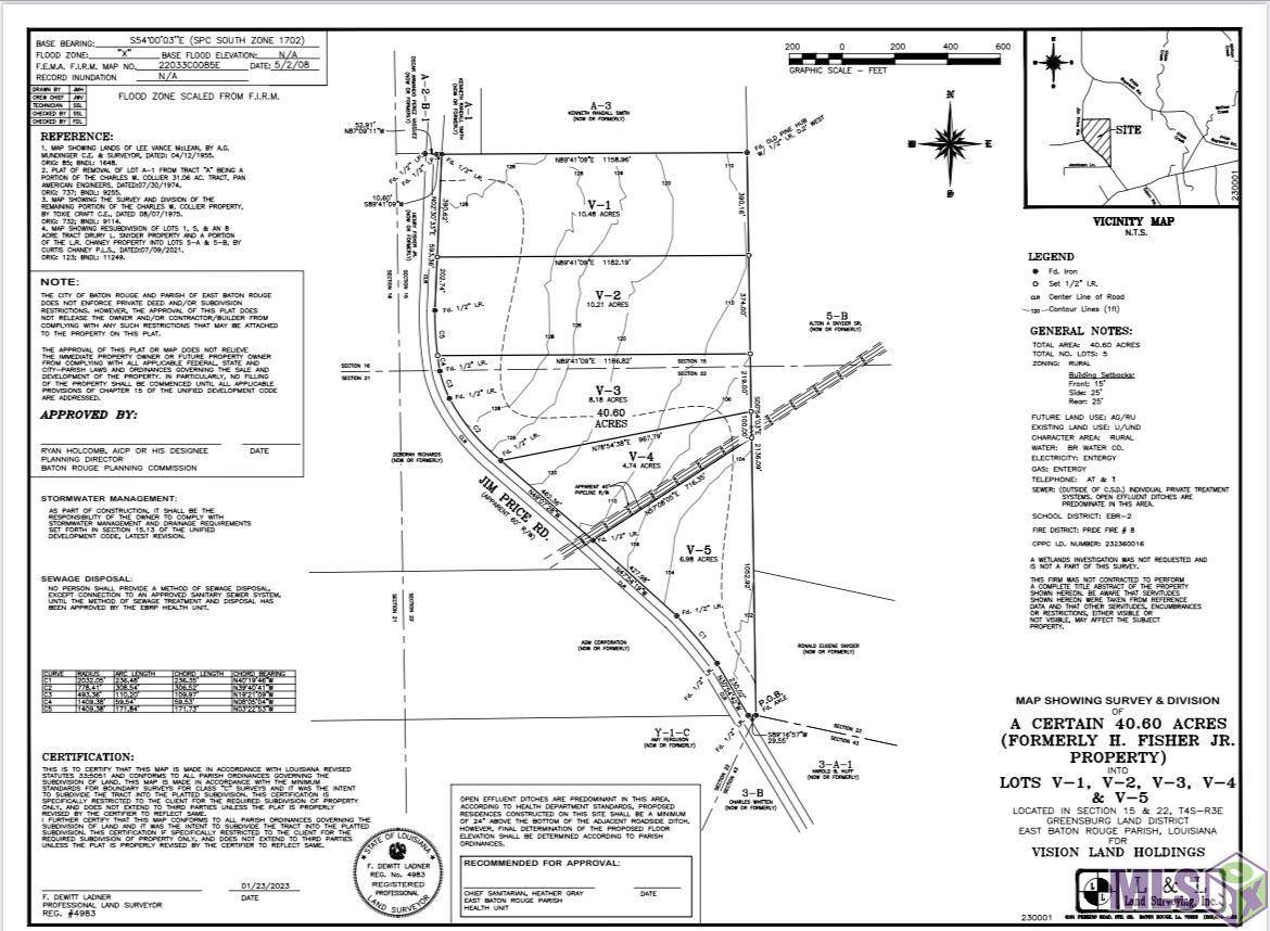 Greenwell Springs, LA 70739,Tract V-3 JIM PRICE RD