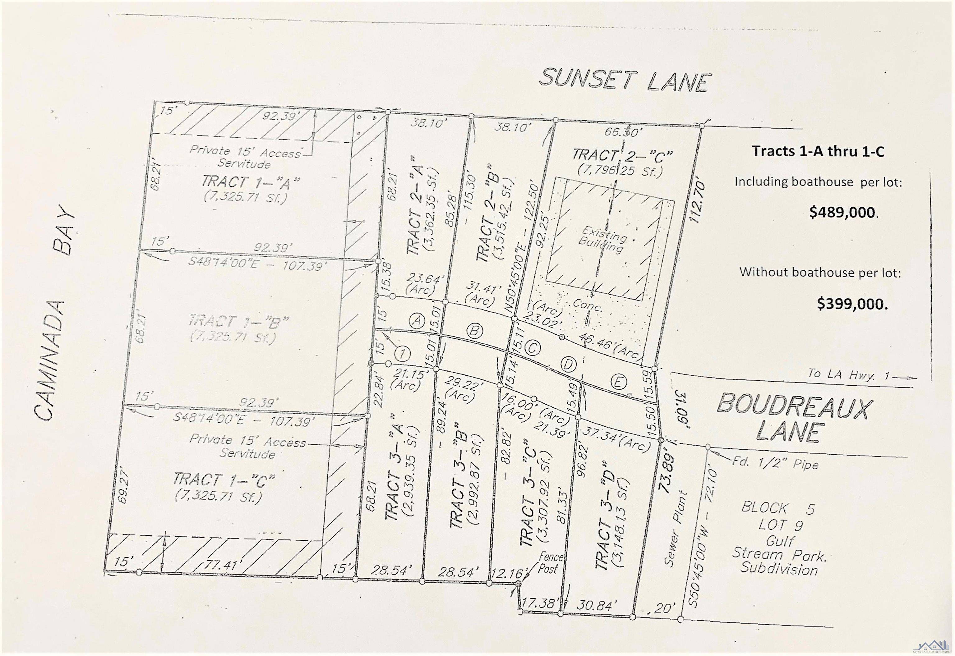 Grand Isle, LA 70358,Tract 1-C BOUDREAUX LN