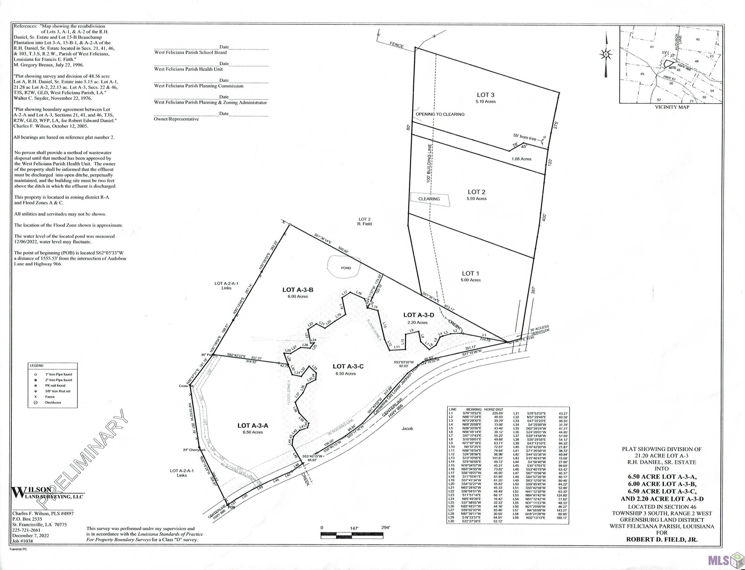 St Francisville, LA 70775,Lot 2 AUDUBON LN