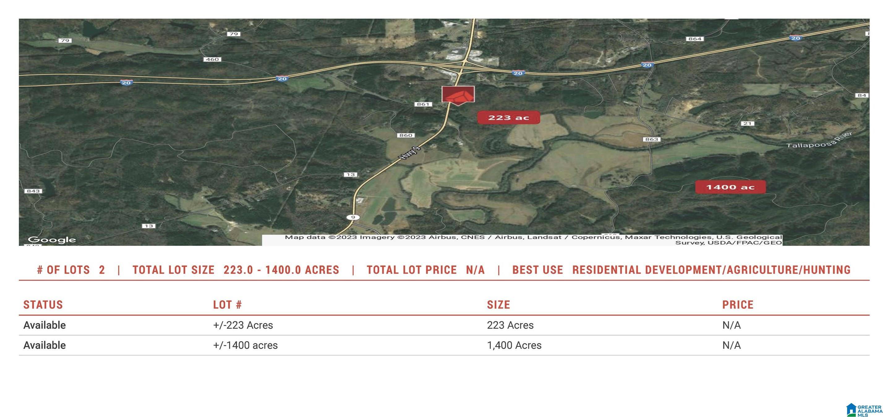 Heflin, AL 36264,0 EVANS BRIDGE ROAD #1