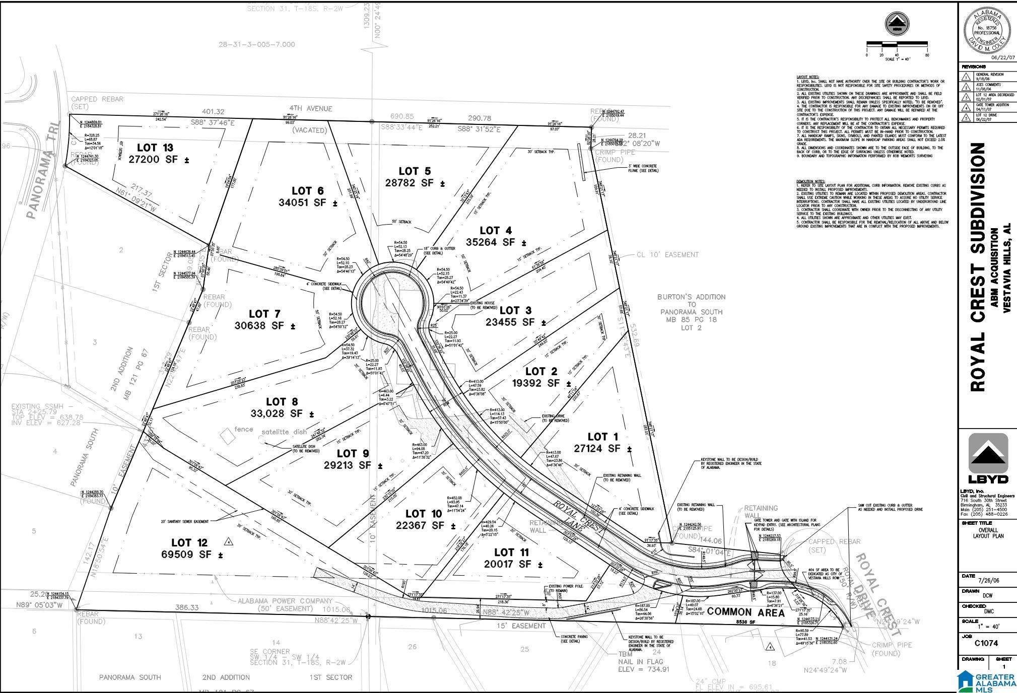 Vestavia Hills, AL 35216,1621 CHATEAU CREST LANE #LOT 11