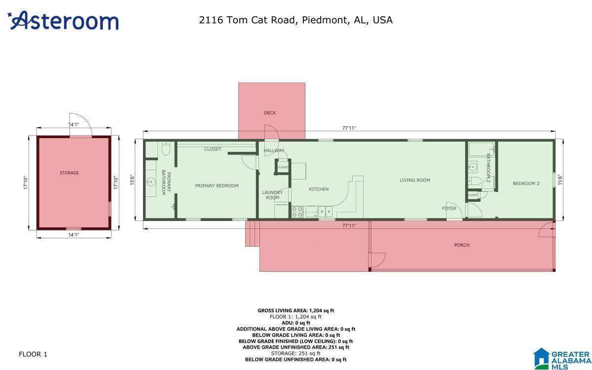 Piedmont, AL 36272,2116 TOM CAT ROAD