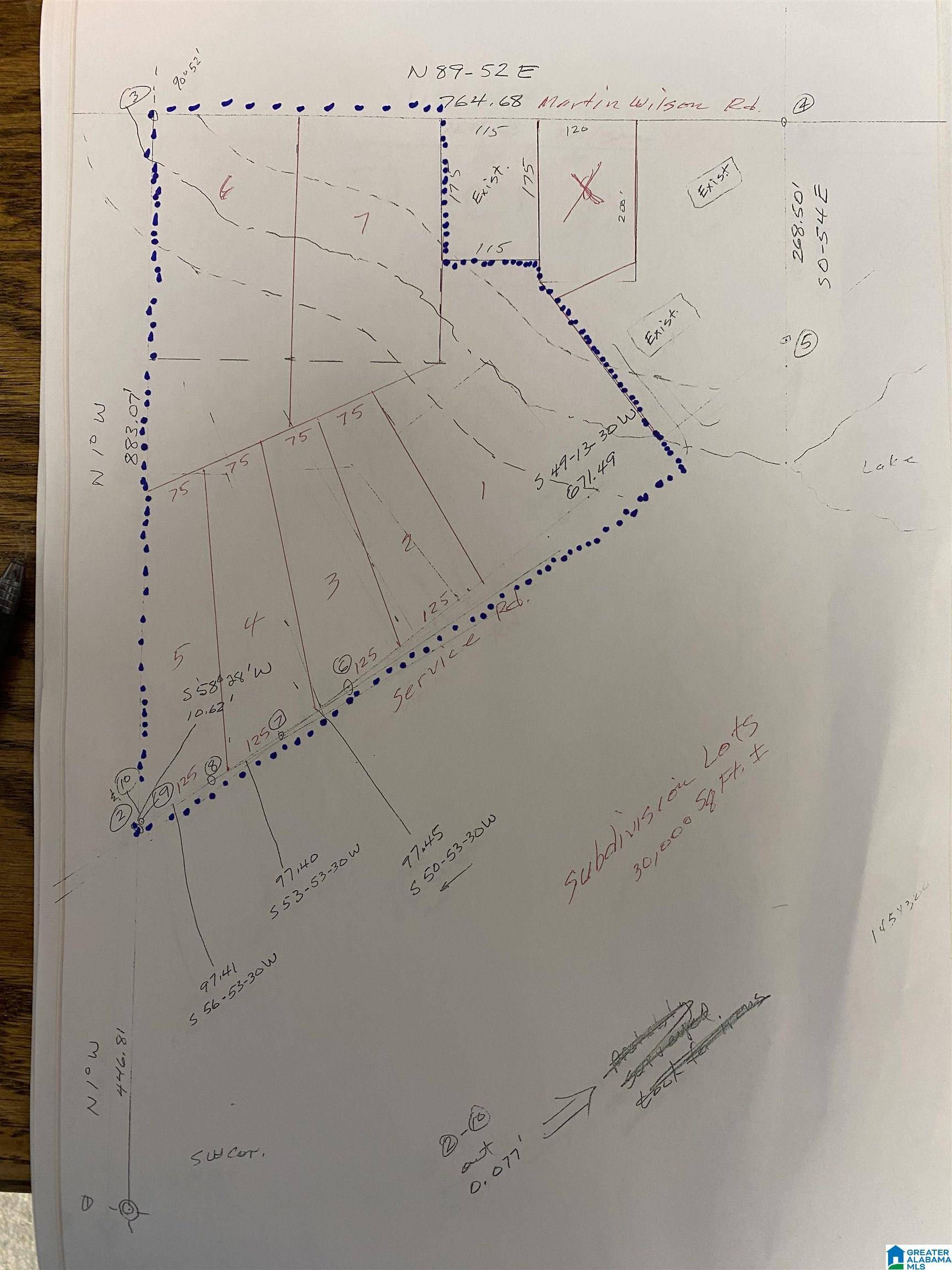 Trussville, AL 35173,6580 SERVICE ROAD #acreage