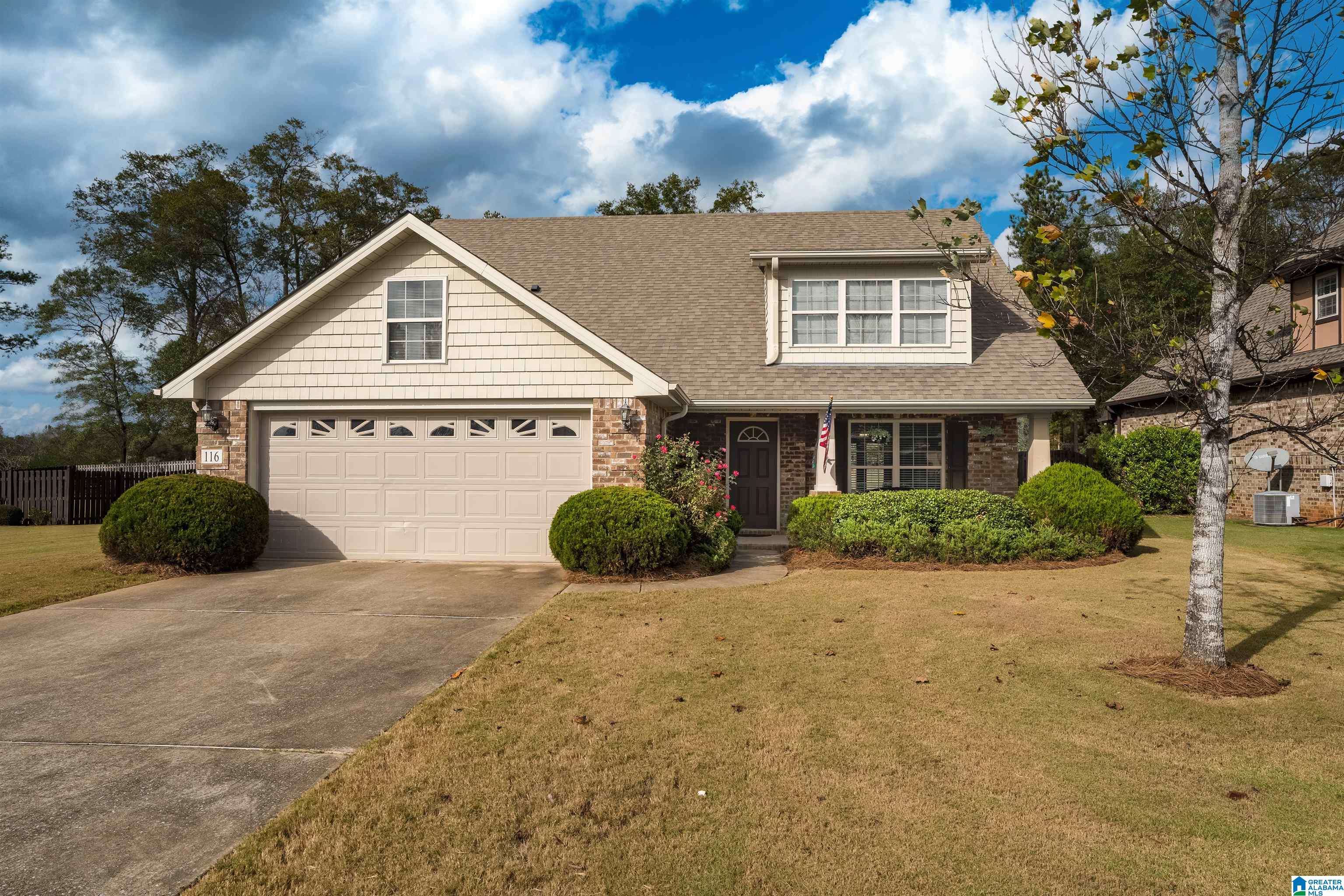 Alabaster, AL 35007,116 TANGLEWOOD DRIVE