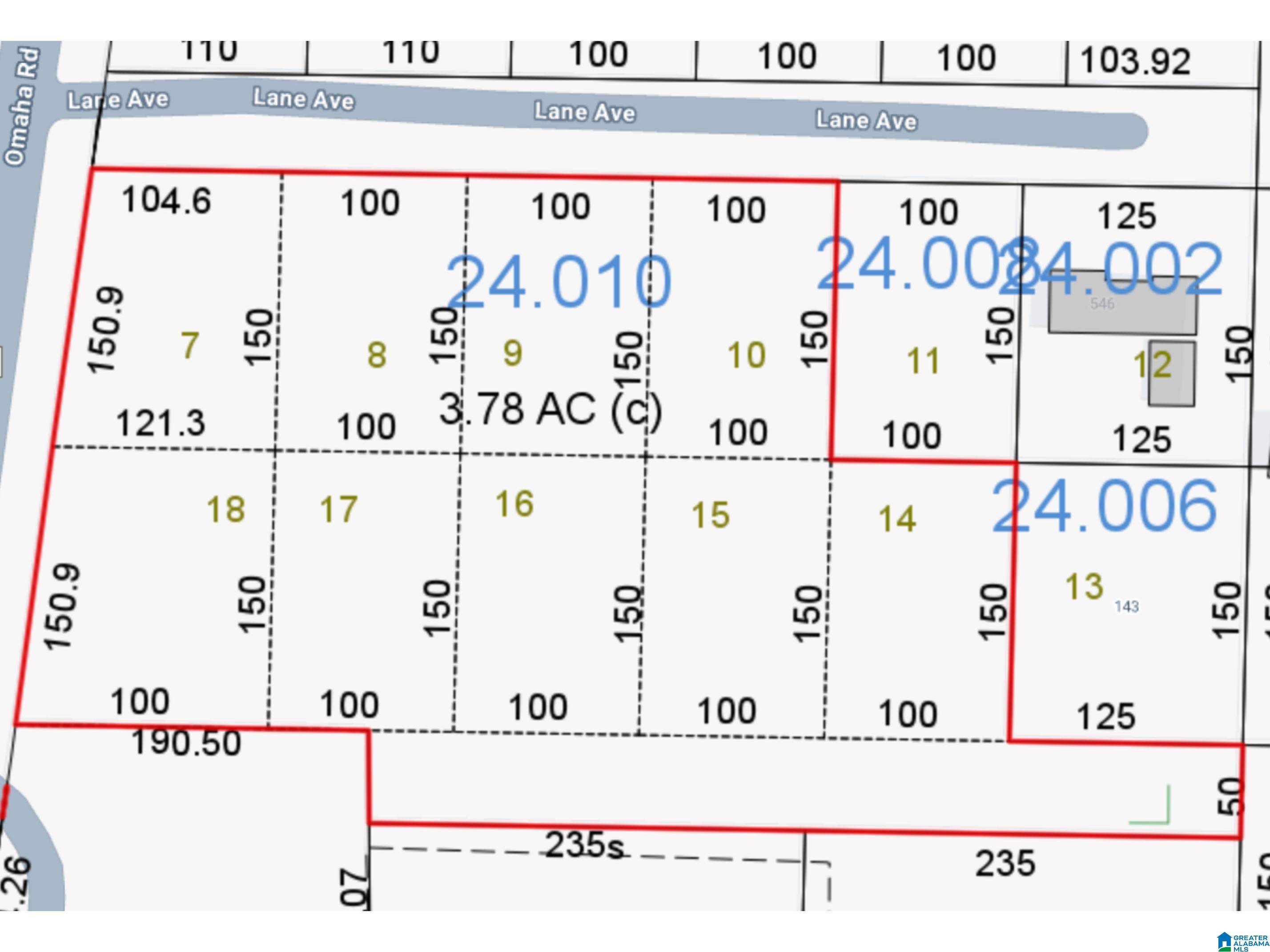 Roanoke, AL 36274,Lot 18 OMAHA ROAD #Lot 18
