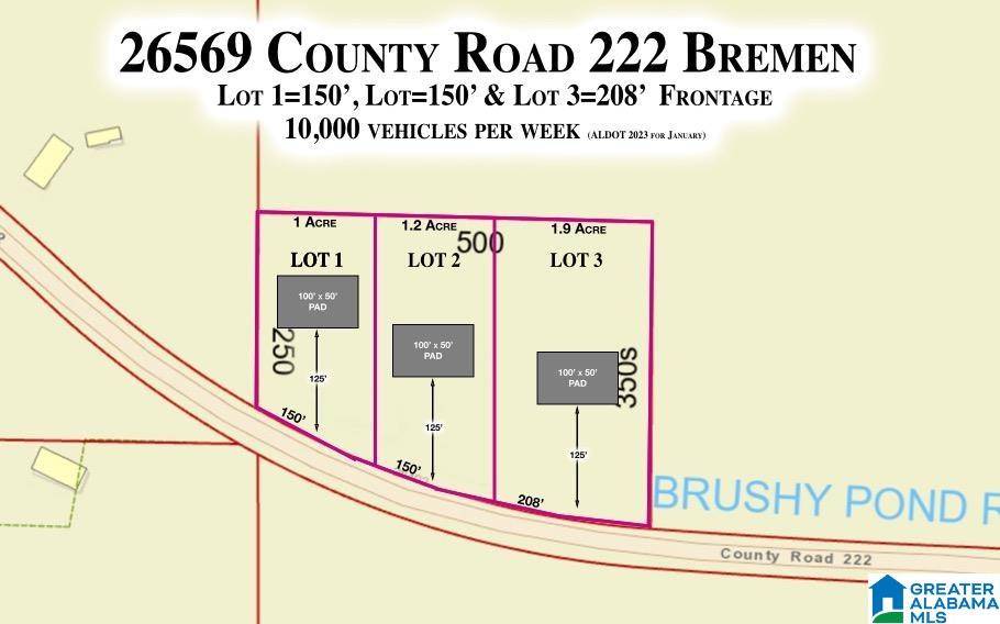 Bremen, AL 35033,26569 COUNTY ROAD 222 #Lot 1