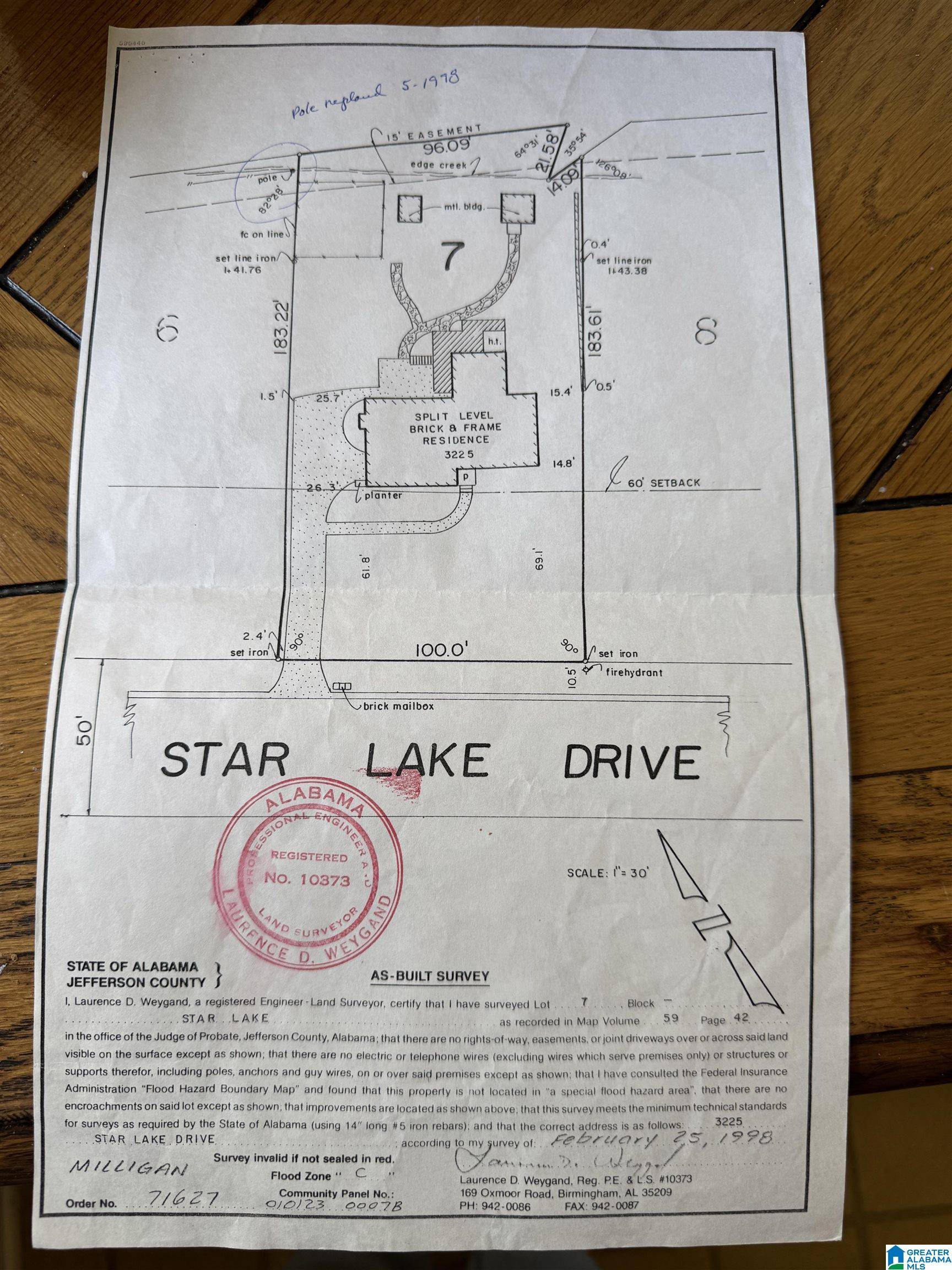 Hoover, AL 35226,3225 STARLAKE DRIVE
