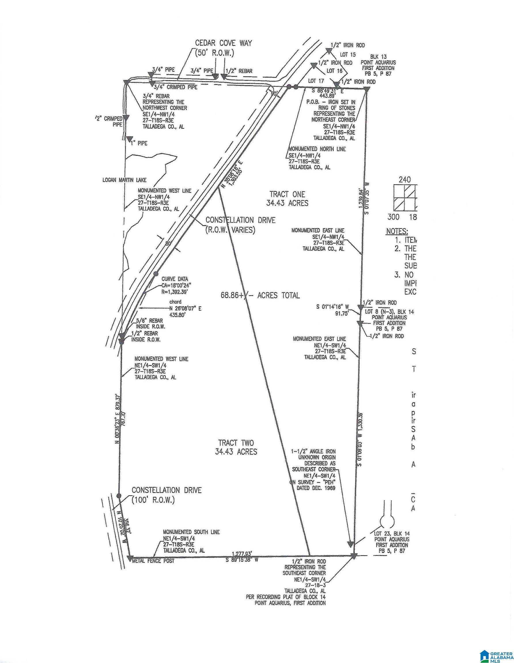 Alpine, AL 35014,34 Acres- Mtn CONSTELLATION DRIVE #34+ Acres-Mtn Tract ONE
