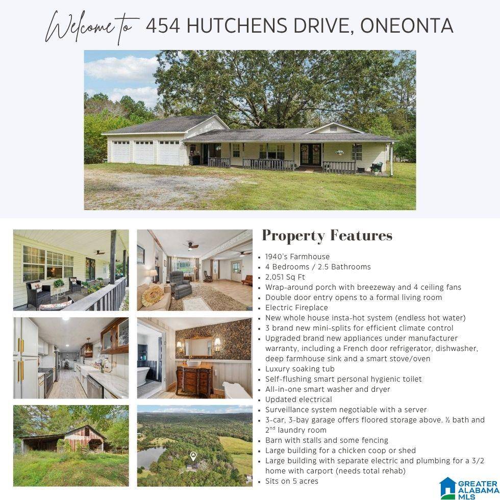 Oneonta, AL 35121,454 HUTCHENS DRIVE