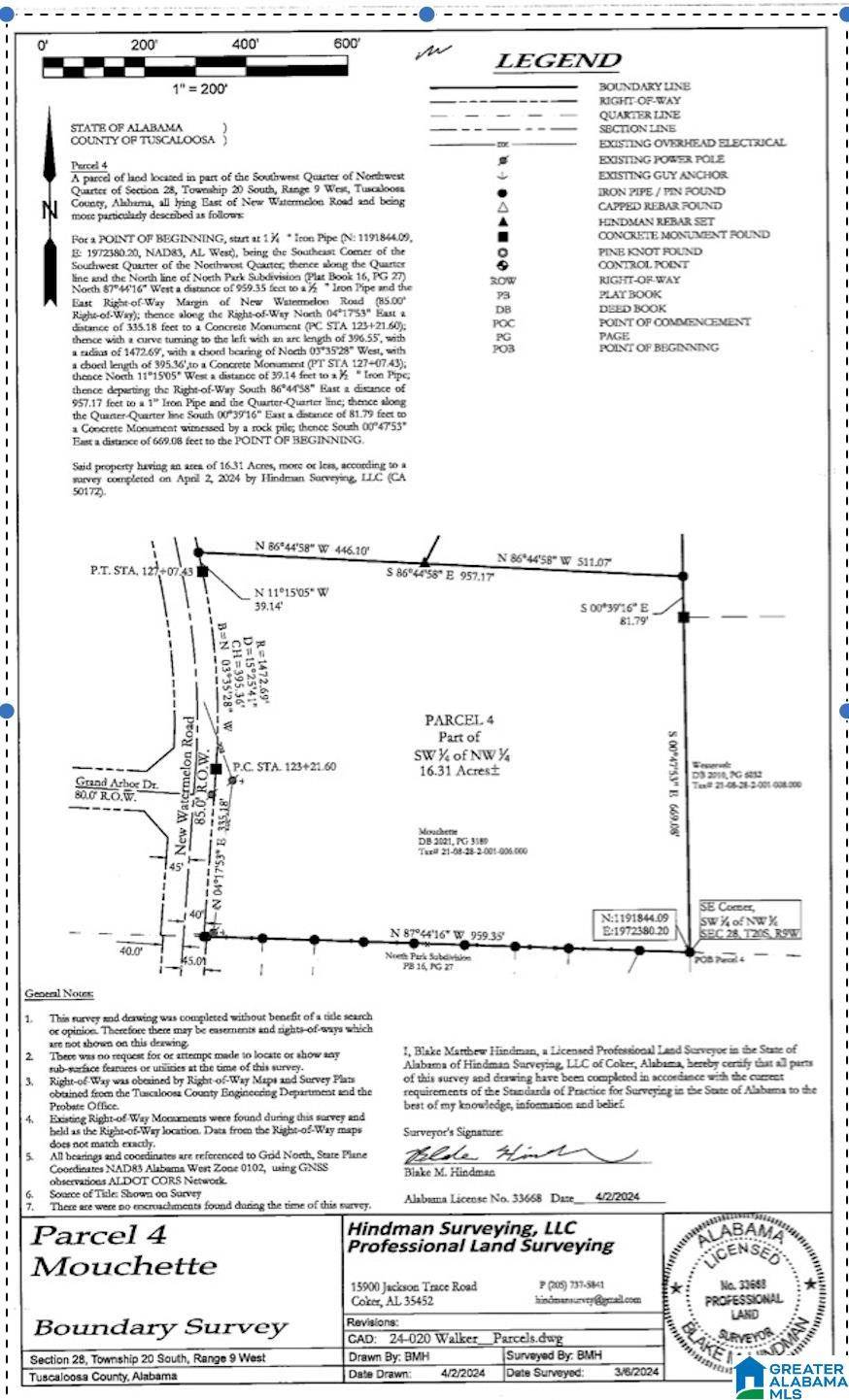 Tuscaloosa, AL 35406,0 NEW WATERMELON ROAD #3 and 4