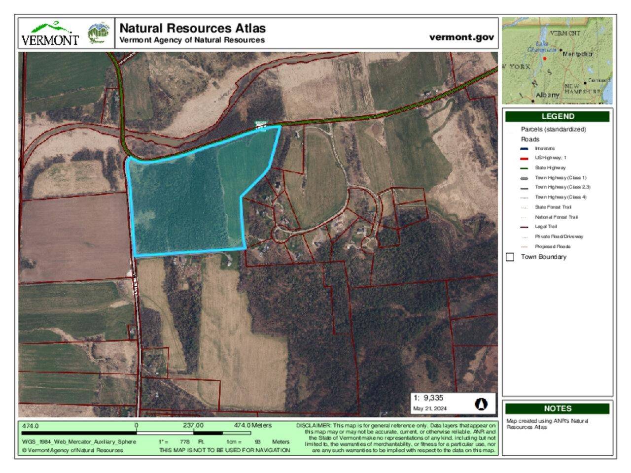 Cornwall, VT 05753,TBD West ST